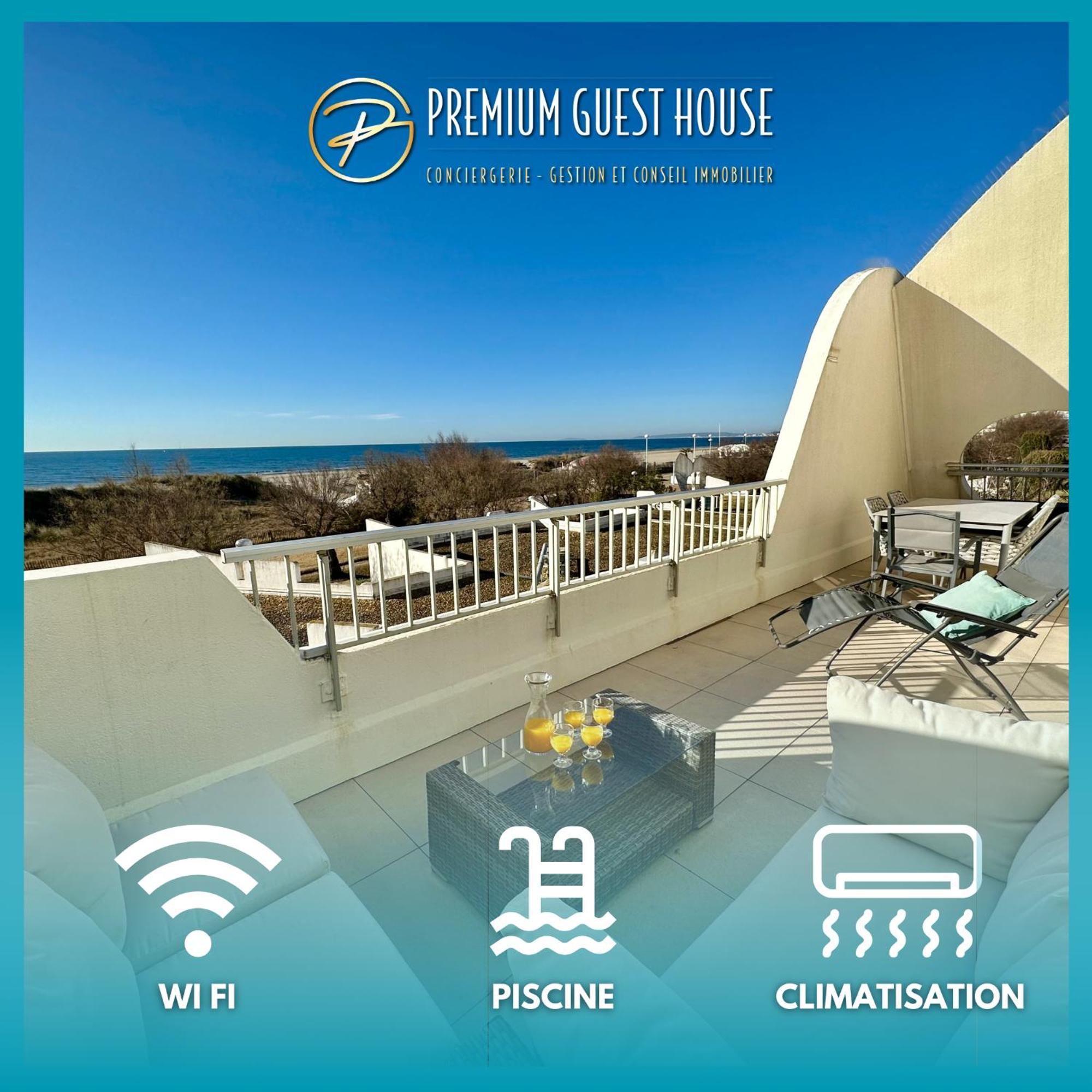 Pgh N5-25M De La Plage, Vue Mer, Piscine, Parking La Grande Motte Exterior foto